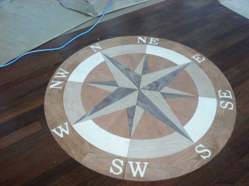 Compass Medallion Inlay Works
